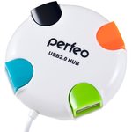 USB-хаб Perfeo PF-VI-H020 (белый)