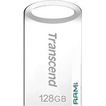 USB Flash Transcend JetFlash 710 128GB (серебристый)