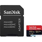 Карта памяти SanDisk Extreme PRO SDSQXCZ-512G-GN6MA microSDXC 512GB (с адаптером)