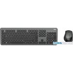 Клавиатура + мышь Hama KMW-700 Set (черный/серый)