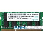 Оперативная память Apacer 8GB DDR3 SO-DIMM PC3-12800 (AS08GFA60CATBGC)