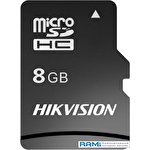 Карта памяти Hikvision microSDHC HS-TF-C1(STD)/8G/Adapter 8GB (с адаптером)