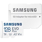 Карта памяти Samsung EVO Plus 2021 microSDXC 128GB (с адаптером)