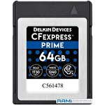 Карта памяти Delkin Devices CFexpress Prime 64GB