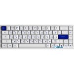 Клавиатура Akko 3068B Plus White & Blue (Akko CS Jelly Pink)