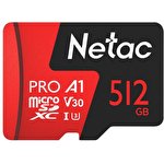 Карта памяти Netac MicroSDXC 512GB V30/A1/C10 Netac P500 Extreme Pro
