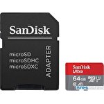 Карта памяти SanDisk Ultra SDSQUA4-064G-GN6MA microSDXC 64GB (с адаптером)