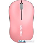 Мышь Dareu LM106G (розовый/серый)