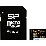 Карта памяти Silicon-Power Superior Golden A1 microSDHC SP032GBSTHDV3V1GSP 32GB