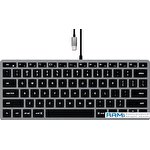Клавиатура Satechi Slim W1 Wired Backlit Keyboard (серый космос, нет кириллицы)