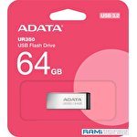USB Flash ADATA UR350 64GB UR350-64G-RSR/BK (серебристый/черный)