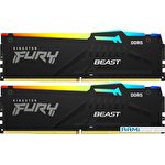 Оперативная память Kingston FURY Beast RGB 2x16ГБ DDR5 6800МГц KF568C34BBEAK2-32