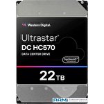 Жесткий диск WD Ultrastar DC HC570 22TB WUH722222ALE6L4