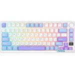 Клавиатура Royal Kludge RK-M75 RGB (Taro Milk, RK Silver)