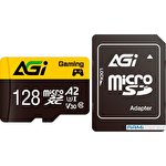 Карта памяти AGI TF138 Supreme microSDXC 128GB AGI128GGSTF138 (с адаптером)