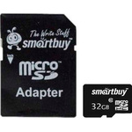 Карта памяти 128Gb MicroSD SmartBuy SB128GBSDCL10-01