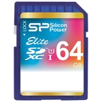 Карта памяти Silicon-Power SDXC Elite UHS-1 (Class 10) 64 GB (SP064GBSDXAU1V10)