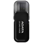 USB Flash A-Data UV240 64GB (черный) [AUV240-64G-RBK]