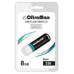 USB Flash Oltramax 230 8GB (черный) [OM-8GB-230-Black]