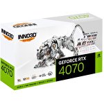 Видеокарта Inno3D GeForce RTX 4070 Twin X2 OC White N40702-126XX-185252W