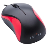 Мышь Oklick 115S (черный/красный)