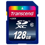 Карта памяти Transcend SDXC (Class 10) 128 Гб (TS128GSDXC10)