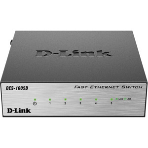 Коммутатор D-Link DES-1005D/O2B (5 x LAN)