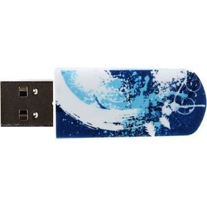 8GB USB Drive Verbatim Store n Go Mini GRAFFITI EDITION 98162 синий, рисунок