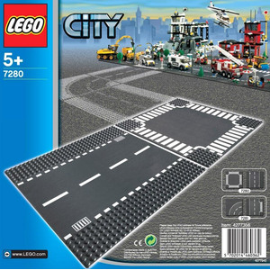 Конструктор LEGO 7280 Straight & Crossroads