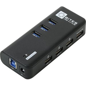 USB-хаб 5bites HB33-304PBK