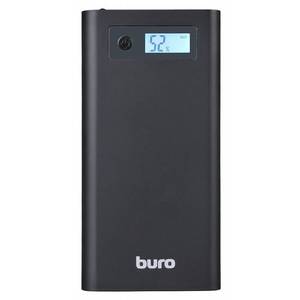 Портативное зарядное устройство Buro RA-16000-3U-LCD-BK