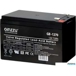 Аккумулятор для ИБП Ginzzu GB-1270 (12В/7 А·ч)