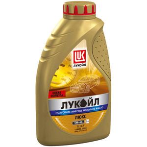 Моторное масло Лукойл Люкс полусинтетическое API SL/CF 5W-40 1л