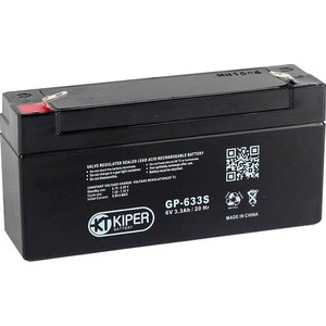 Аккумулятор для ИБП Kiper GP-633 S F1 (6В/3.3 А·ч)