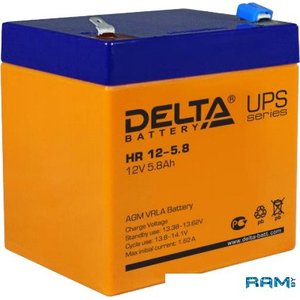 Аккумулятор для ИБП Delta HR 12-5.8 (12В/5.8 А·ч)