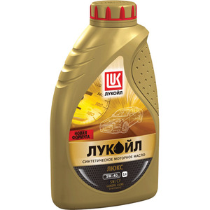 Моторное масло Лукойл Люкс cинтетическое API SN/CF 5W-40 1л