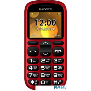 Мобильный телефон teXet TM-B306 цвет красный