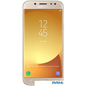 Смартфон Samsung Galaxy J5 (2017) Dual SIM (золотистый) [SM-J530FM/DS]