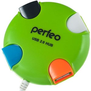 USB-хаб Perfeo PF-VI-H020 (зеленый)