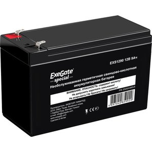 Аккумулятор для ИБП ExeGate Special EXS1290 (12В/9 А·ч) [ES252438RUS]