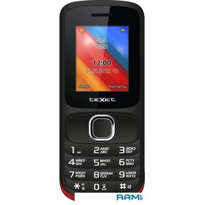 Мобильный телефон TeXet TM-125 Black/Red
