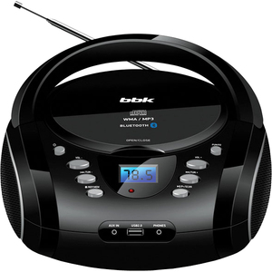 Аудиомагнитола BBK BX165BT Black