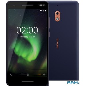 Смартфон Nokia 2.1 (синий/медный)