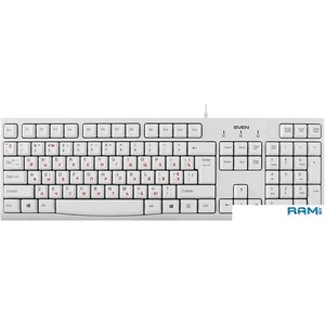 Клавиатура SVEN KB-S300 (белый)