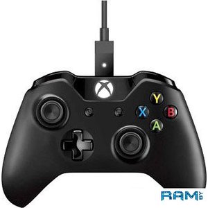 Геймпад Microsoft Xbox One Wireless Controller + кабель для Windows [7MN-00002]