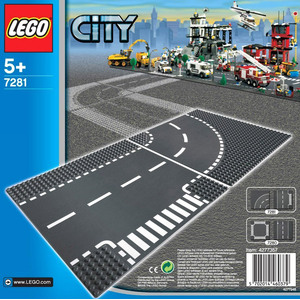Конструктор LEGO 7281 T-Junction and Curve