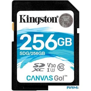 Карта памяти Kingston Canvas Go! SDG/256GB SDXC 256GB