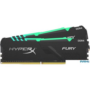 Оперативная память HyperX Fury RGB 2x8GB DDR4 PC4-24000 HX430C15FB3AK2/16