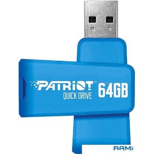 USB Flash Patriot Quick Drive 64GB (синий)