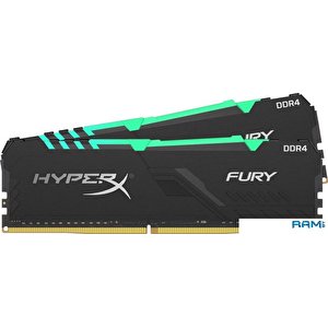 Оперативная память HyperX Fury RGB 2x8GB DDR4 PC4-29800 HX437C19FB3AK2/16